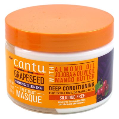 Cantu Grapeseed Treatment Masque 12 Ounce Jar (Pack of 3)