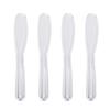 4 Pcs Clear Plastic Facemask Stirrer Mixing Spatula Stick Facial Care Makeup Tool for Home Salon view 1