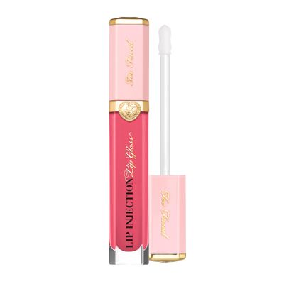 Too Faced Lip Injection Power Plumping Lip Gloss | Hydrating, High-Shine Gloss | Vitamins A + E | 0.22 Fl Oz, Just A Girl