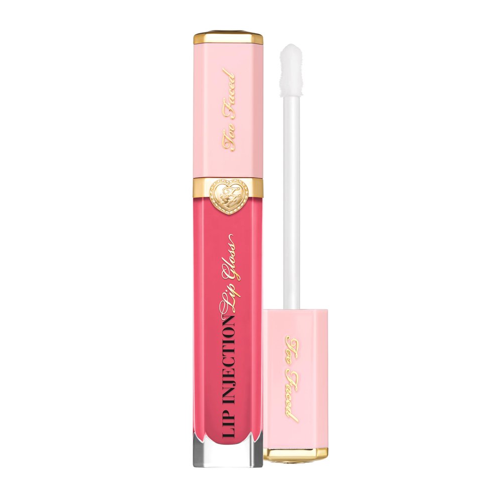 Too Faced Lip Injection Power Plumping Lip Gloss | Hydrating, High-Shine Gloss | Vitamins A + E | 0.22 Fl Oz, Just A Girl