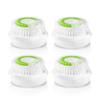 Myra Parker Facial Cleansing Brush Head Replacement, 4Pack/Green, Deep Cleansing, Gentle Exfoliation, All Skin Types view 1
