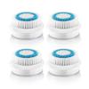 Myra Parker Facial Cleansing Brush Heads, Blue, 4 Pack - Deep Pore Cleansing, Oil & Dirt Removal, Pore Treatment, Suitable for All Skin Types view 1