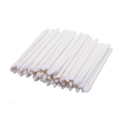 AKOAK 50Pcs Disposable Lipstick Brush, Lip Gloss Stick, Applicator, Portable Eyeshadow Lip Gloss Brush Cosmetic Tool (white)