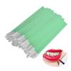 AKOAK 50Pcs Disposable Lipstick Brush, Lip Gloss Stick, Applicator, Portable Eyeshadow Lip Gloss Brush Cosmetic Tool (green) view 1