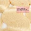 12A HC 613 Body Wave Bundles Human Hair 26 28 30 Inch Blonde Human Hair Bundles 12A Grade Brazilian Hair Extensions 100% Unprocessed Weave 3 Bundles view 4