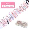 12 Pcs Hair Ties Set For Women Girls Elastic Hair Scrunchies, Ponytail Holders Fashion Cute Bow Hair Scrunchies Hair Bands Hair Accessories Ropes Rubber Band (Pink) view 2