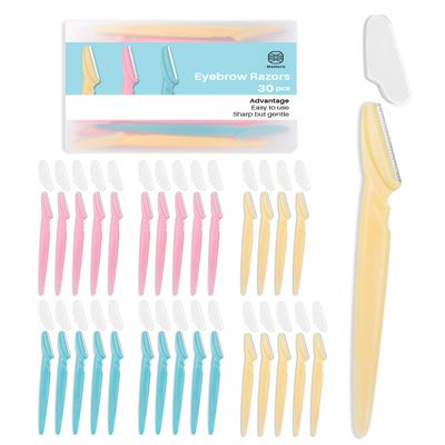 MoHern Dermaplaning Tool for Face, 30 Pcs Dermaplane Razor for Face, Multipurpose Face Razors for Women and Men, Multi-Color
