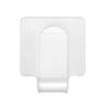 2Pcs Professional Makeup Palette Acrylic Hand-held Palette Makeup Mixing Tray Palette for Foundation, Eyeshadow, Cremes, Powders, Cosmetics and Nail Art Manicure Palette, Clear view 3