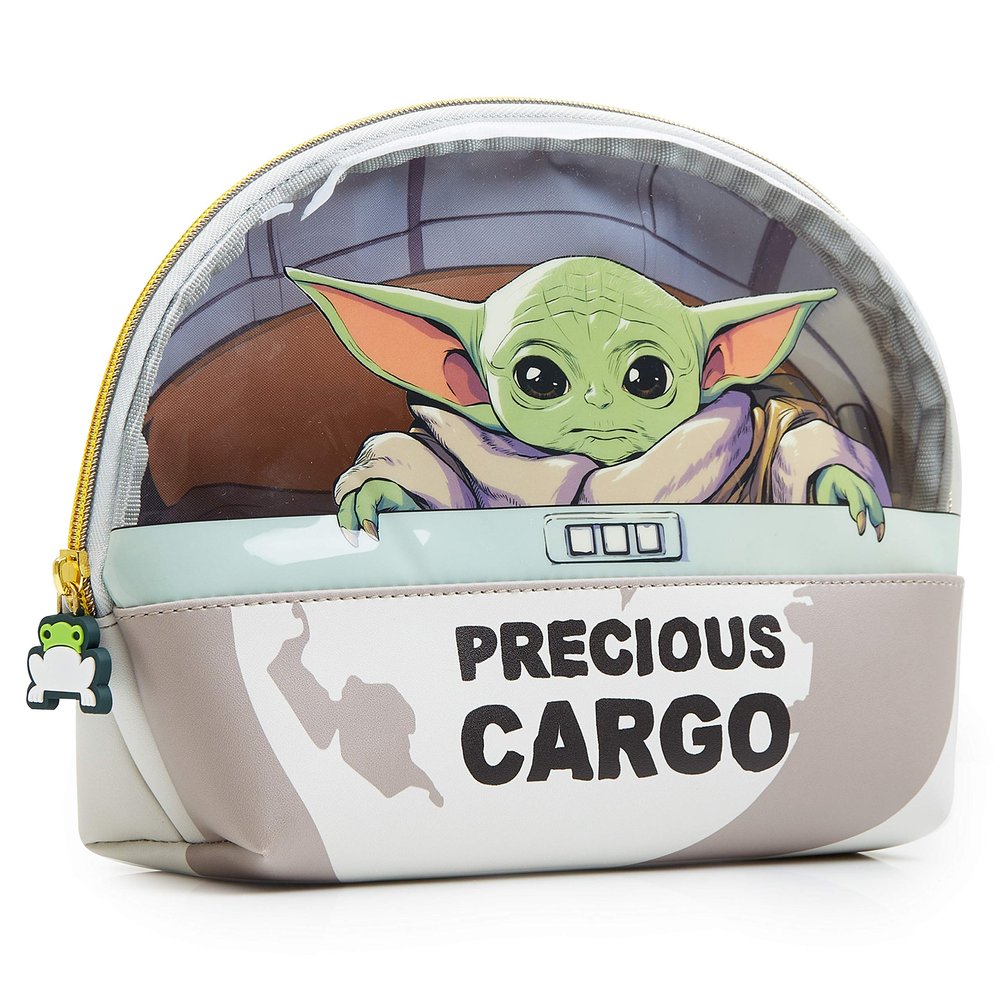 Disney Stitch Toiletry Bag for Women Teens Cute Travel Accessories Zipped Make Up Bag Cosmetics Storage Gifts for Her (Grey)