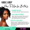 Loc Retwist Butter & Dread Wax Loc Butter For Growth - Peppermint Tea Tree All Natural & NO Build Up Loc Retwists Products by Lockology view 3