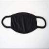 8CORE - UNISEX COTTON FACE MASK IN BLACK - 3 PACK view 2