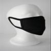 8CORE - UNISEX COTTON FACE MASK IN BLACK - 3 PACK view 4