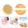 Dongua Natural Bristle 2 In 1 Dry Body Brush Shower Brush,Dead Skin Remover Anti Cellulite Body Massage Tool view 3