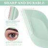 Patelai 21 Pcs Eyebrow Razors for Women Dermaplaning Tool Razor Eyebrow Blades Facial Razors for Men Trimmer Microblade Leaf Shaped Facial Shaper Shaver for Face Upper Lip Hair travel view 3