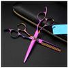 6" Professional Hair Cutting Scissors Set for Men Women Pets Home Salon Barber Cutting Kit,Purple,6 INCH view 1