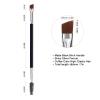 Duo Eyebrow Brush Set - Angled Brush, Spoolie & Eyelash Comb (10 Pcs) view 2