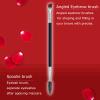 Duo Eyebrow Brush Set - Angled Brush, Spoolie & Eyelash Comb (10 Pcs) view 3