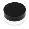 Milageto 20g Empty Box Jar Loose Powder Case with Sponge for with - Black view 2