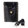 Backbayia PU Leather Hairdresser Tool Bag Holster Barber Hair Scissors Combs Clips Pouch (Black) view 3