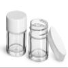 144 Count Empty Plastic Jars with Lids, 1/4 oz Clear Polystyrene Thick Wall Containers with Lined White Caps, Small Plastic Jars for Beauty Products, Cosmetics, Lip Balm, Creams, Skin Care, Crafts view 3