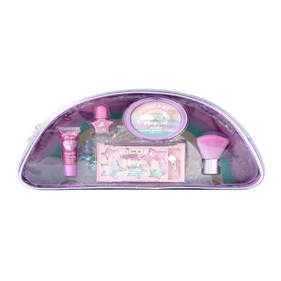 Justice For Girls Just Shine Rainbow Unicorn Cosmetic Set