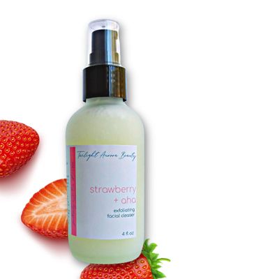 AHA Exfoliating Facial Cleanser For Acne Prone Skin
