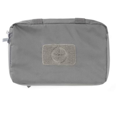 LA Police Gear HAMS Expandable Electronics Pouch, Toiletry Travel Pack, Tactical Pouch with Hanging Hook and Inner Organization - Grey