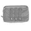 LA Police Gear HAMS Expandable Electronics Pouch, Toiletry Travel Pack, Tactical Pouch with Hanging Hook and Inner Organization - Grey view 2