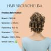 CAISHA Jumbo Hairpiece Scrunchy Updo Voluminous Curly Messy Bun Light Brown Mix G9L view 2