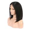 13 by 6 Straight Lacefront Wigs, Natural Color Black Wigs non-HD Lace, with closure, Can be Dyed, Curled, Bleached, Can Last up to 24 months (10 Inches) view 2