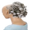 CAISHA Jumbo Hairpiece Scrunchy Updo Voluminous Curly Messy Bun White Gray Mix G10L view 1