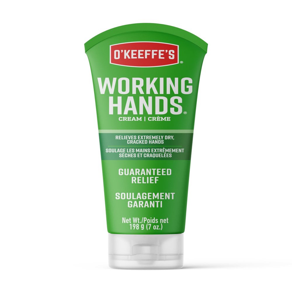 O'Keeffe's Working Hands Hand Cream, Relives and Repairs Extremely Dry Hands, 7 oz Tube (Pack of 1)