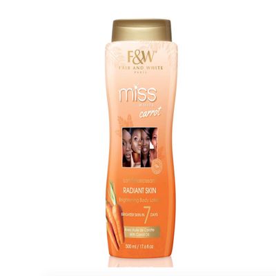 Fair & White Miss Carrot Body Lotion - 500 ml