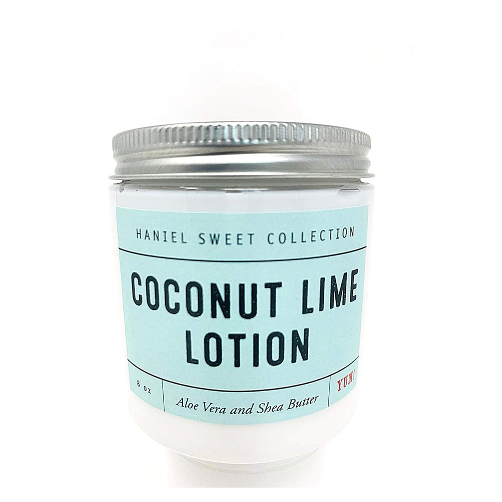 Aloe Vera and Shea butter Lotion | Coconut Lime | Net Wt 8 oz | Handcrafted