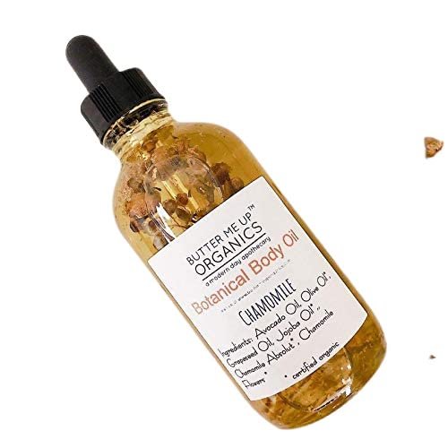 Chamomile Botanical Body Oil -BOTANICAL COLLECTION - Organic Body Lotion Moisturizer/Butter Me Up Organics