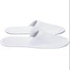 CHOCHILI 12 Pairs Fabric Packed Disposable Hotel Slippers for Airbnb Spa Salon Party Wedding Guests - Fits up to Adult US Men Size 10 & Women Size 11, White view 2