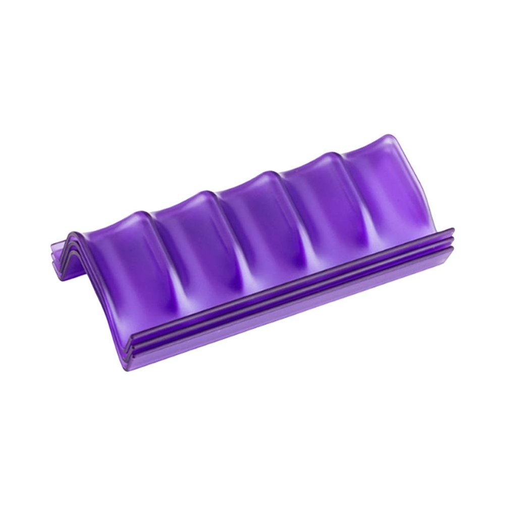 Hemoton Bottle Storage Rack 5 Slots Essential Oil Plastic Stackable Drawer Organizer Essential Oil Bottle Holder Home