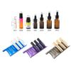 Hemoton Bottle Storage Rack 5 Slots Essential Oil Plastic Stackable Drawer Organizer Essential Oil Bottle Holder Home view 2