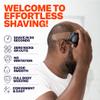 Freebird FlexSeries Electric Head & Body Hair Shaver - Mens Cordless Rechargeable Wet/Dry Skull Bald Head Back & Groin Waterproof Razor with Rotary Blades, Clippers, Nose Trimmer, Brush, Massager view 2