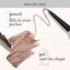Julep Brow 101 Sculpting Pencil & Tinted Brow Gel Set - Dual-Ended Eyebrow Tool with Brush and Precision Tip - Long-Lasting, Waterproof Formula for Perfectly Defined and Tinted Brows -Medium Brown view 3