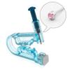 BesYouSel 10 Pcs Ear Piercing Guns No Pain Piercing Gun Blue Disposable Safety Sterile Ear Piercing Gun Tools with Pink Ear Stud for Piercing Needles Piercing Supply view 2