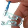 BesYouSel 10 Pcs Ear Piercing Guns No Pain Piercing Gun Blue Disposable Safety Sterile Ear Piercing Gun Tools with Pink Ear Stud for Piercing Needles Piercing Supply view 4