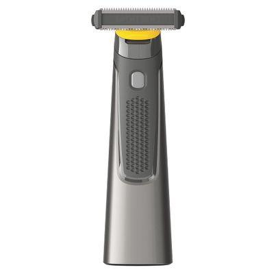 MicroTouch SOLO Titanium, Rechargeable Beard & Body Razor that Trims, Edges, Shaves, and Grooms