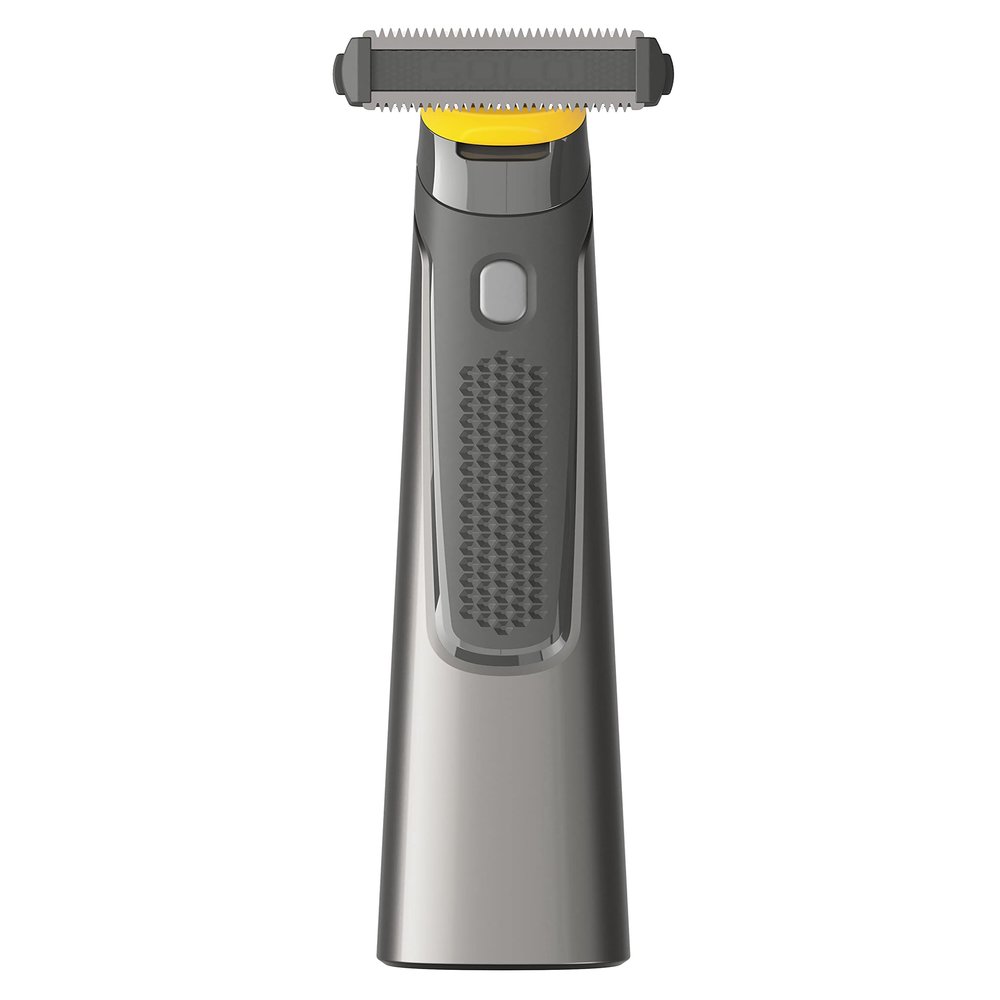 MicroTouch SOLO Titanium, Rechargeable Beard & Body Razor that Trims, Edges, Shaves, and Grooms