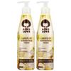 Afro Love Leave-In Conditioner for Curly Hair (Pack of 2) Hydrating & Frizz Control Curl Defining Cream with Coconut Oil, Shea Butter & Castor Oil Sulfate-Free, Silicone-Free, Paraben-Free 10 oz Each view 1