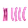 1 Pack (100pcs) Disposable Non Woven Makeup Spa Shower Cover Caps Hairnet Microblading Hair Caps Light Pink view 2