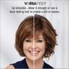 Paula Young Jamie Lynn VersaFiber Wig Stylish, Mid-Length Shag Wig with Tousled, Razor-Cut Layers In Heat-Stylable Fiber/Multi-tonal Shades of Blonde, Silver, Brown, and Red view 4