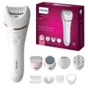 Philips Beauty Epilator Series 8000 5 in 1 Shaver for Women, Trimmer, Pedicure & Body Exfoliator + 9 Accessories, BRE740/14 view 1