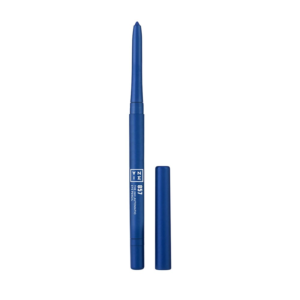 3INA The 24H Automatic Eye Pencil - Highly Pigmented Eyeliner Pencil - 24-Hour Wear Eye Makeup - Retractable with Built-In Sharpener - 857-0.011 oz
