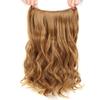 RemeeHi Secret Micro Hair Pieces Human Hair Wavy Curly Beauty Fish-line Hair Extension for Women 100g 15 Inch 25cm 8# Chestnut Brown view 2